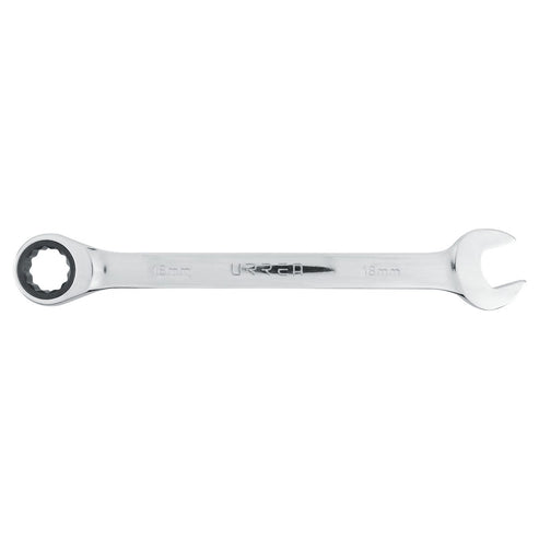 Llave Combinada Pulido Espejo De Matraca Métrica, 12 Puntas, Urrea 1218MCM