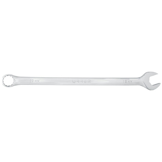 Llave Combinada Extra Larga Pulido Espejo Métrica, 12 Puntas, Urrea 1219ML