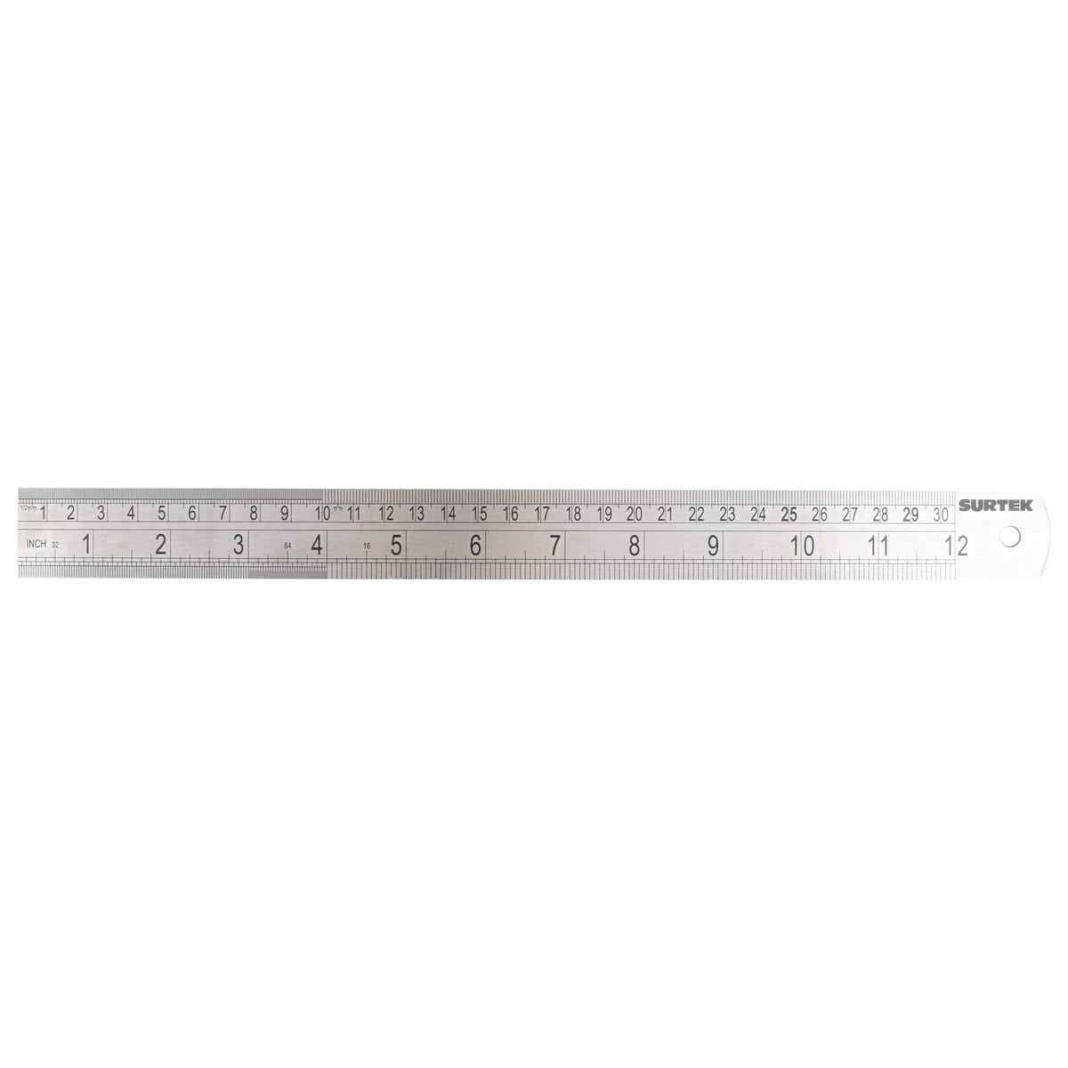 Regla De Acero Inoxidable 12, Surtek 122211