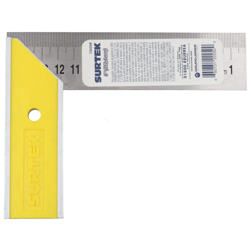 Escuadra De Carpintero Con Mango Plástico 6, Surtek 122250
