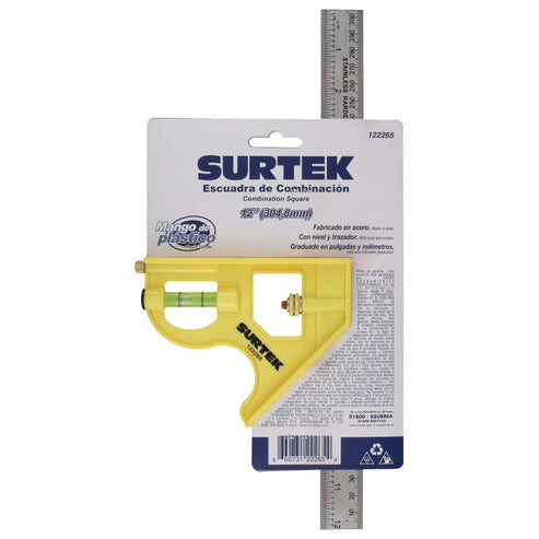 Escuadra De Combinación Con Cabeza Plástica 12, Surtek 122265