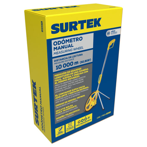Odómetro Con Luz De 10, 000 m, Surtek 122271