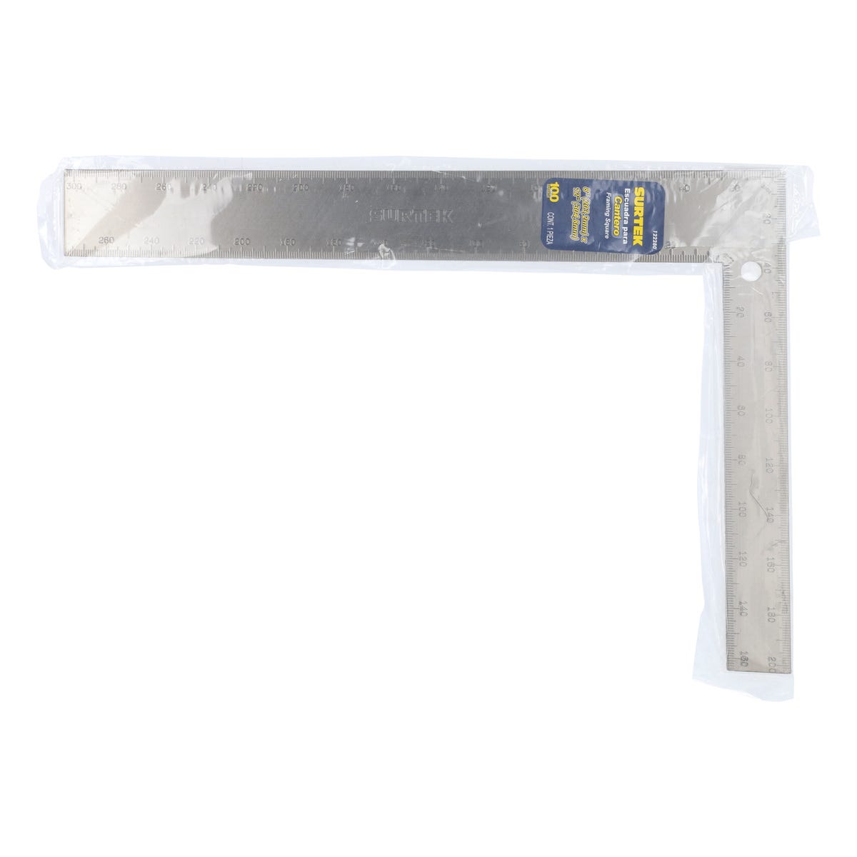 Escuadra De Cantero De Acero Al Alto Carbono 8 x 12, Surtek 122280