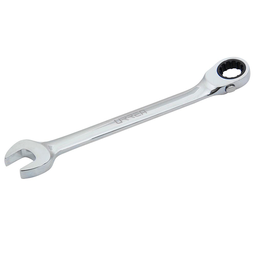 Llave Combinada Pulido Espejo De Matraca Spline Reversible En Pulgadas, 3/4" Urrea 1224CMR