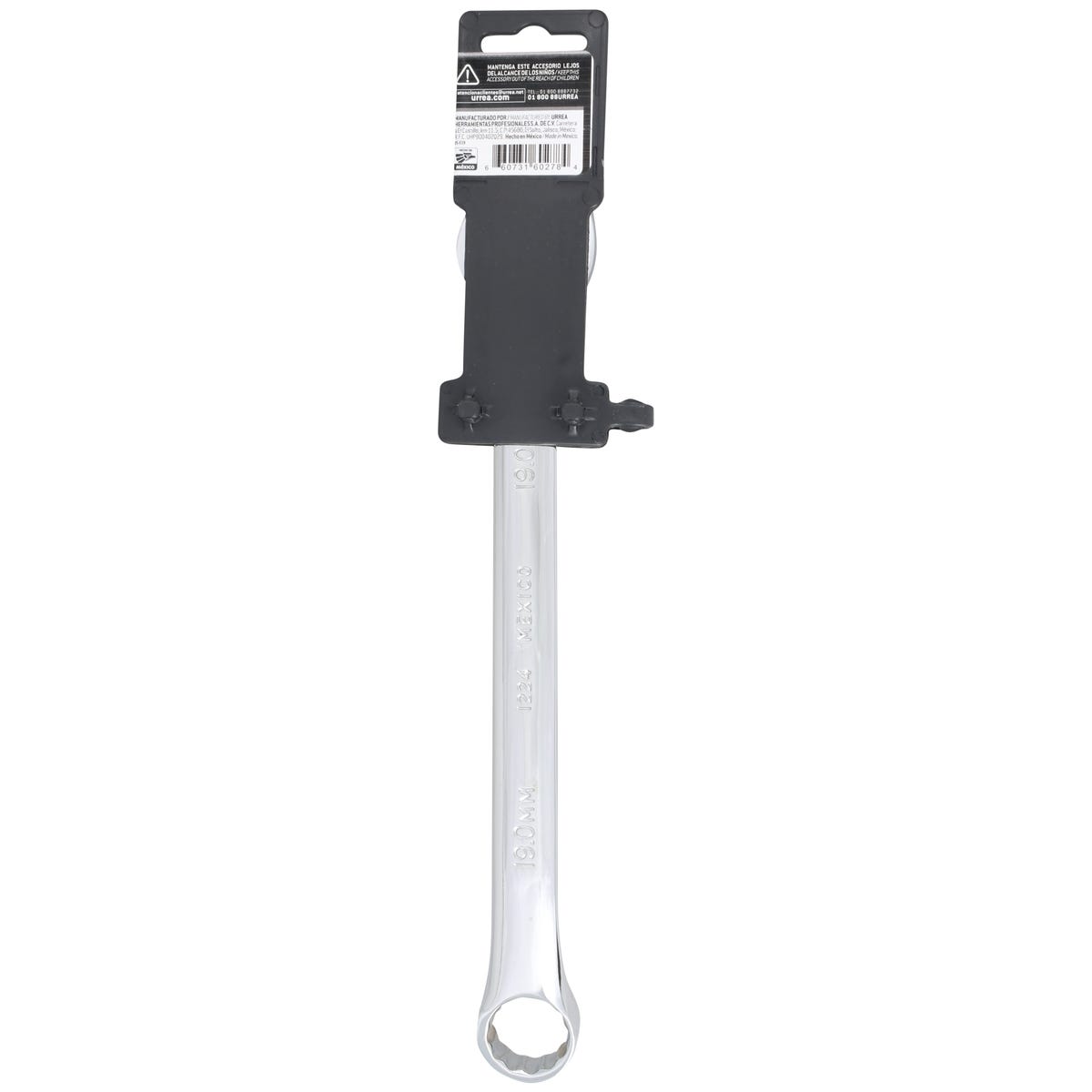 Llave Combinada Pulido Espejo En Pulgadas, 12 Puntas, 3/4" Urrea 1224