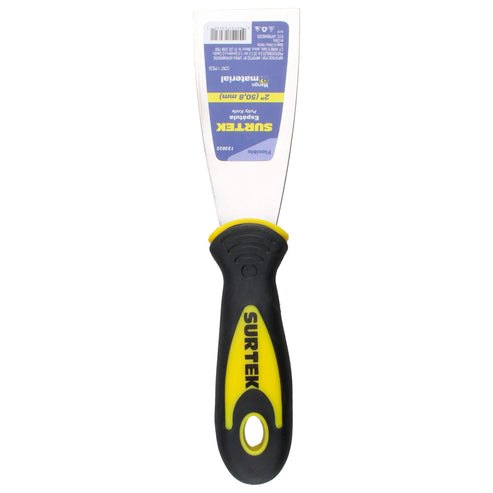 Espátula Flexible De Acero De Alto Carbón Con Mango Bimaterial 2, Surtek 123032