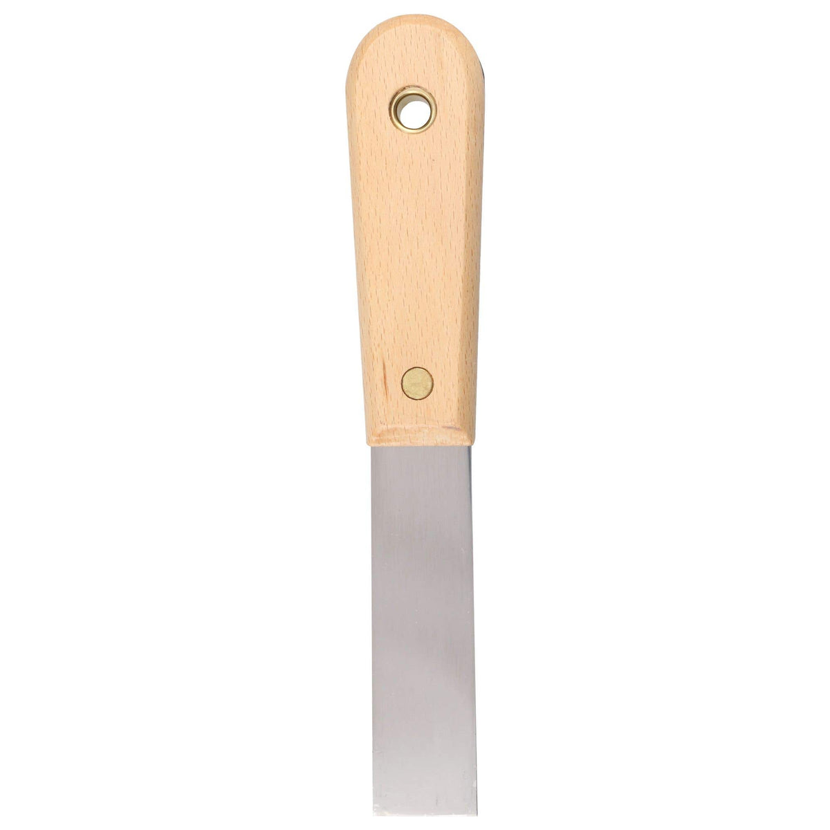 Espátula Rígida De Acero De Alto Carbón Con Mango De Madera 1, Surtek 123081