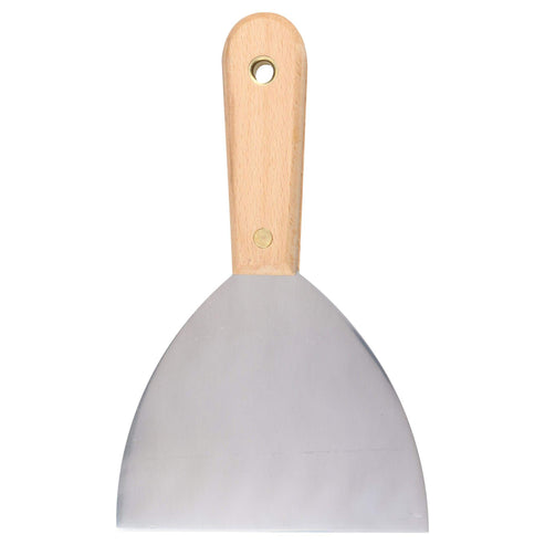 Espátula Flexible De Acero De Alto Carbón Con Mango De Madera 5, Surtek 123105