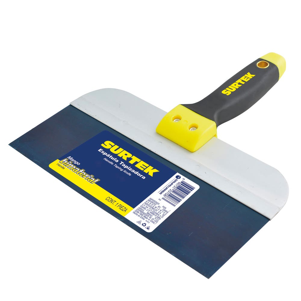 Espátula Tapizadora De Acero De Alto Carbón Con Mango Bimaterial 10, Surtek 123110