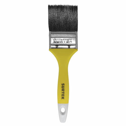 Brocha De Cerdas Naturales Con Mango Plástico 2 x 47 mm, Grosor De Cerda 10 mm, Surtek 123133