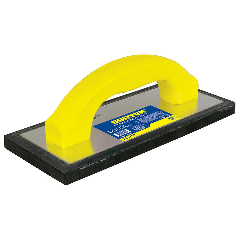 Flota De Hule Acabado Fino Con Mango De Plástico 9-1/2 x 4 x 5/8, Surtek 123191