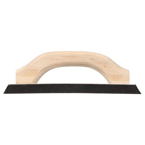 Flota De Hule Acabado Liso Con Mango De Madera 9-1/2 x 4 x 5/8, Surtek 123192