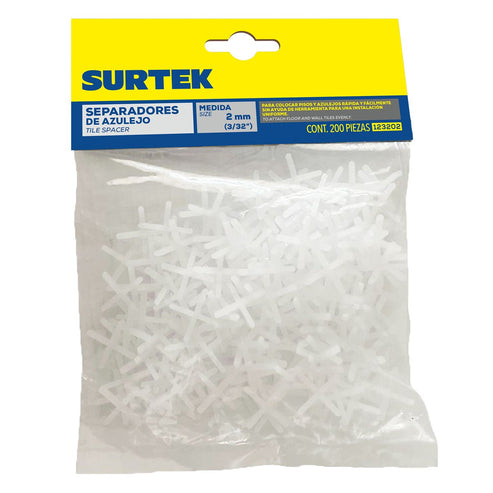 Separador De Azulejos 2 mm, Surtek 123202