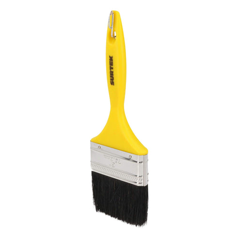 Brocha De Cerdas Naturales Con Mango Plástico 3 x 44 mm, Grosor De Cerda 13.5 mm, Surtek 123315
