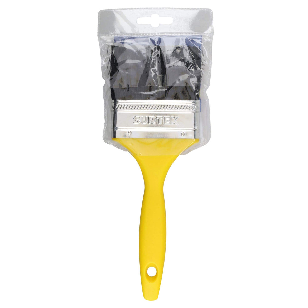 Brocha De Cerdas Naturales Con Mango Plástico 3 x 44 mm, Grosor De Cerda 13.5 mm, Surtek 123315