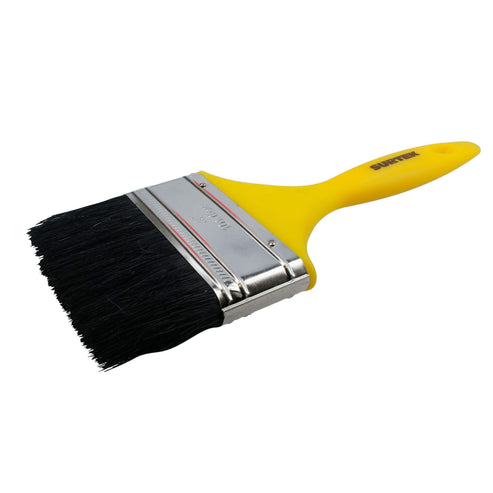 Brocha De Cerdas Naturales Con Mango Plástico 4 x 47 mm, Grosor De Cerda 15 mm, Surtek 123316