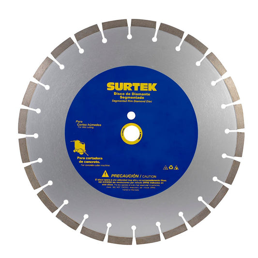 Disco De Diamante Para Cortadora De Concreto, 14, Surtek 123473