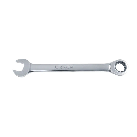 Llave Combinada Pulido Espejo De Matraca En Pulgadas, 12 Puntas, Urrea 1244CM