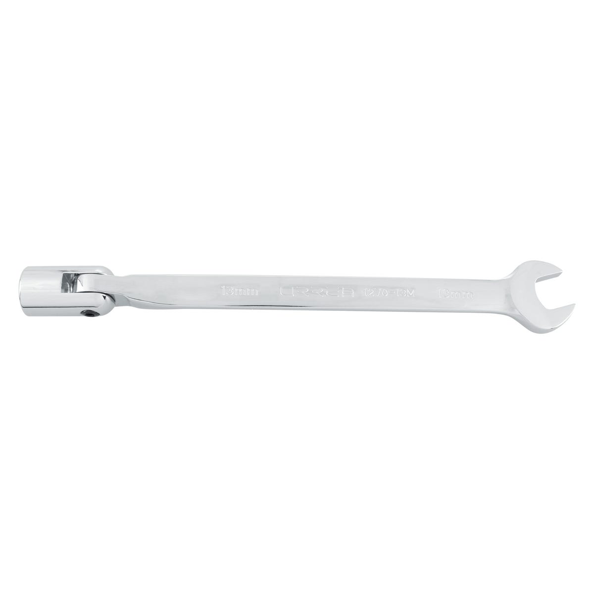 Llave Combinada Flexible Pulido Espejo Métrica, 12 Puntas, Urrea 1270-13M