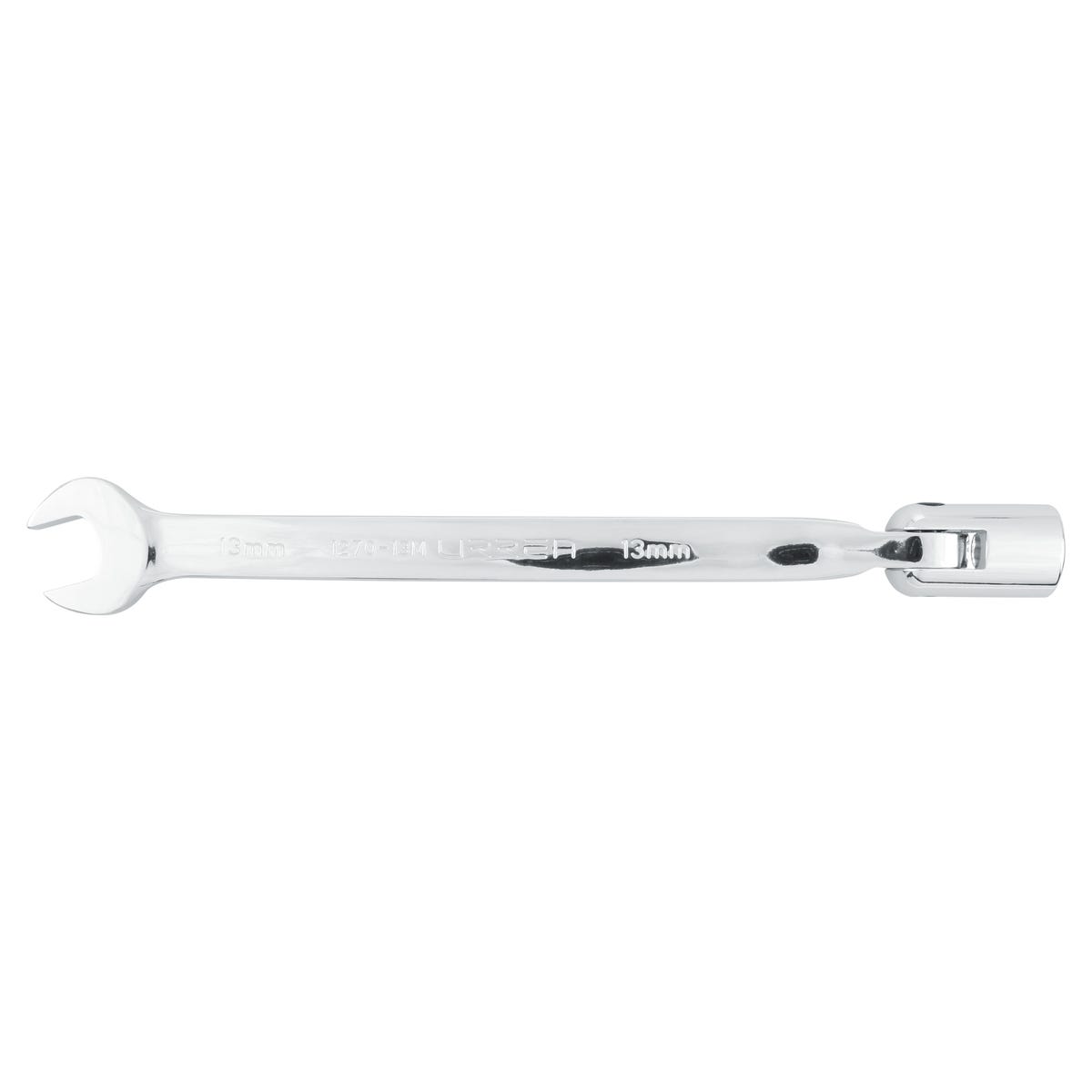 Llave Combinada Flexible Pulido Espejo Métrica, 12 Puntas, Urrea 1270-13M