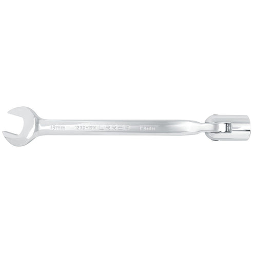 Llave Combinada Flexible Pulido Espejo Métrica, 12 Puntas, Urrea 1270-19M