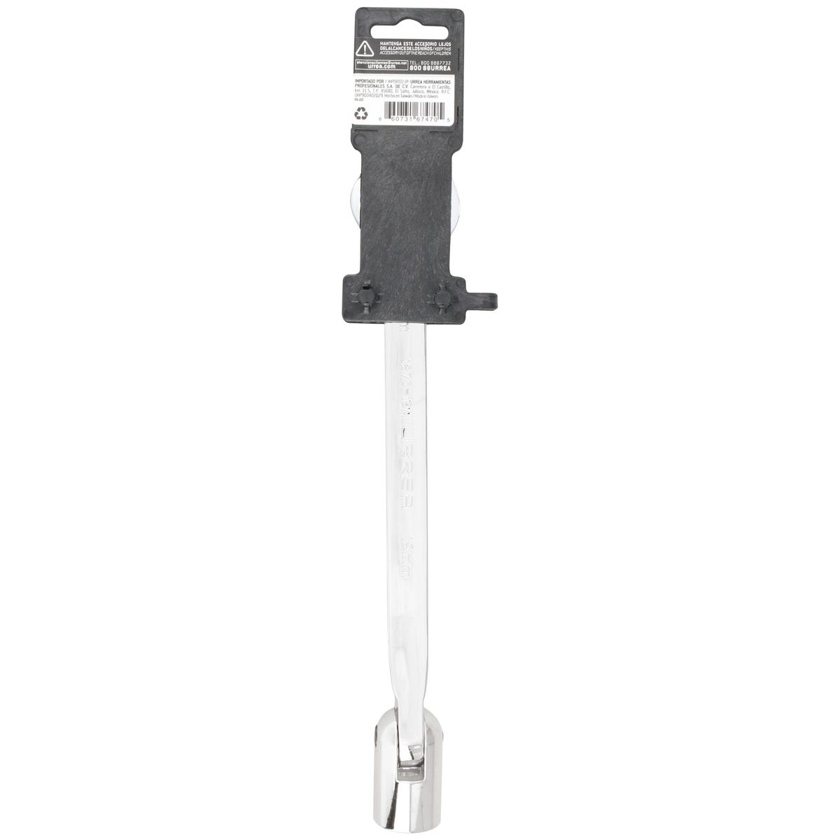 Llave Combinada Flexible Pulido Espejo Métrica, 12 Puntas, Urrea 1270-19M