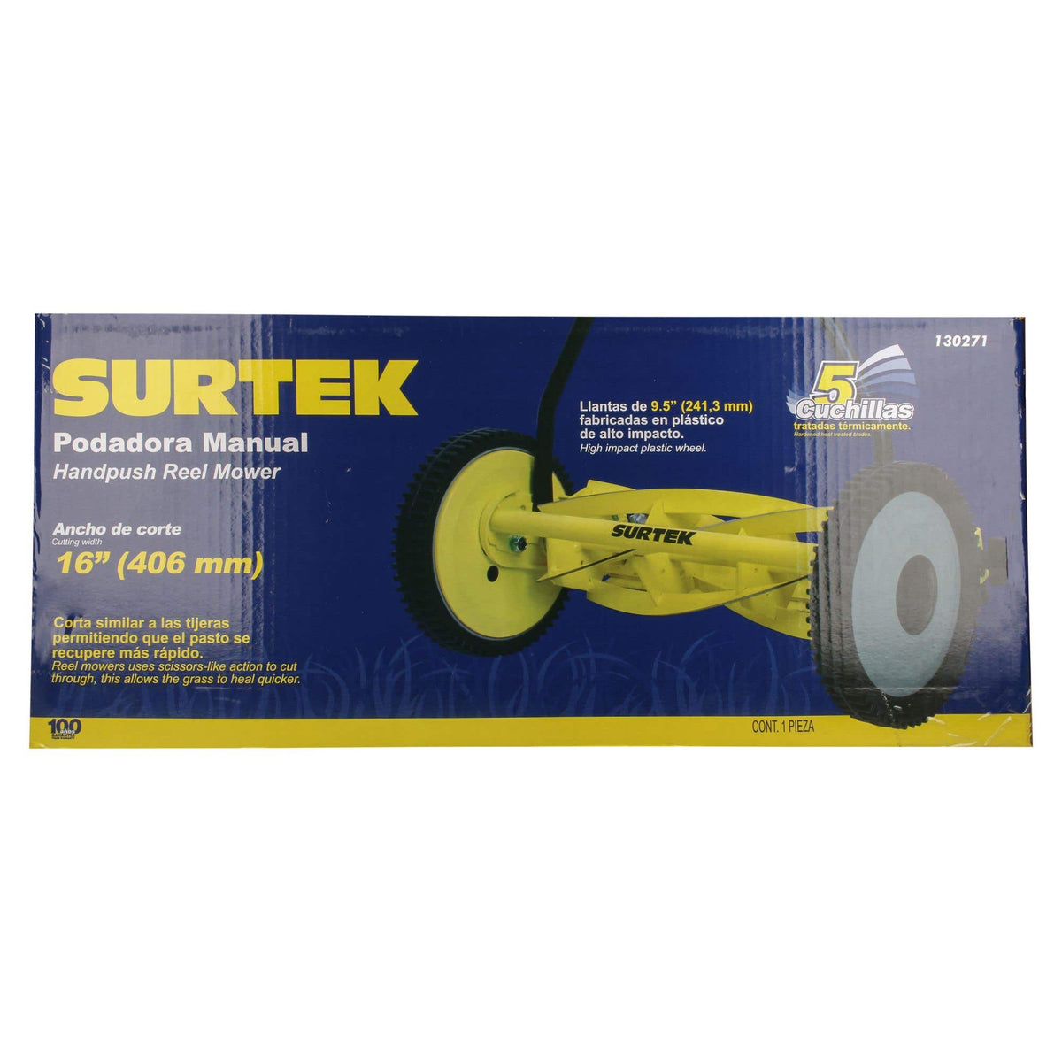 Podadora Para Pasto Manual 16, Surtek 130271