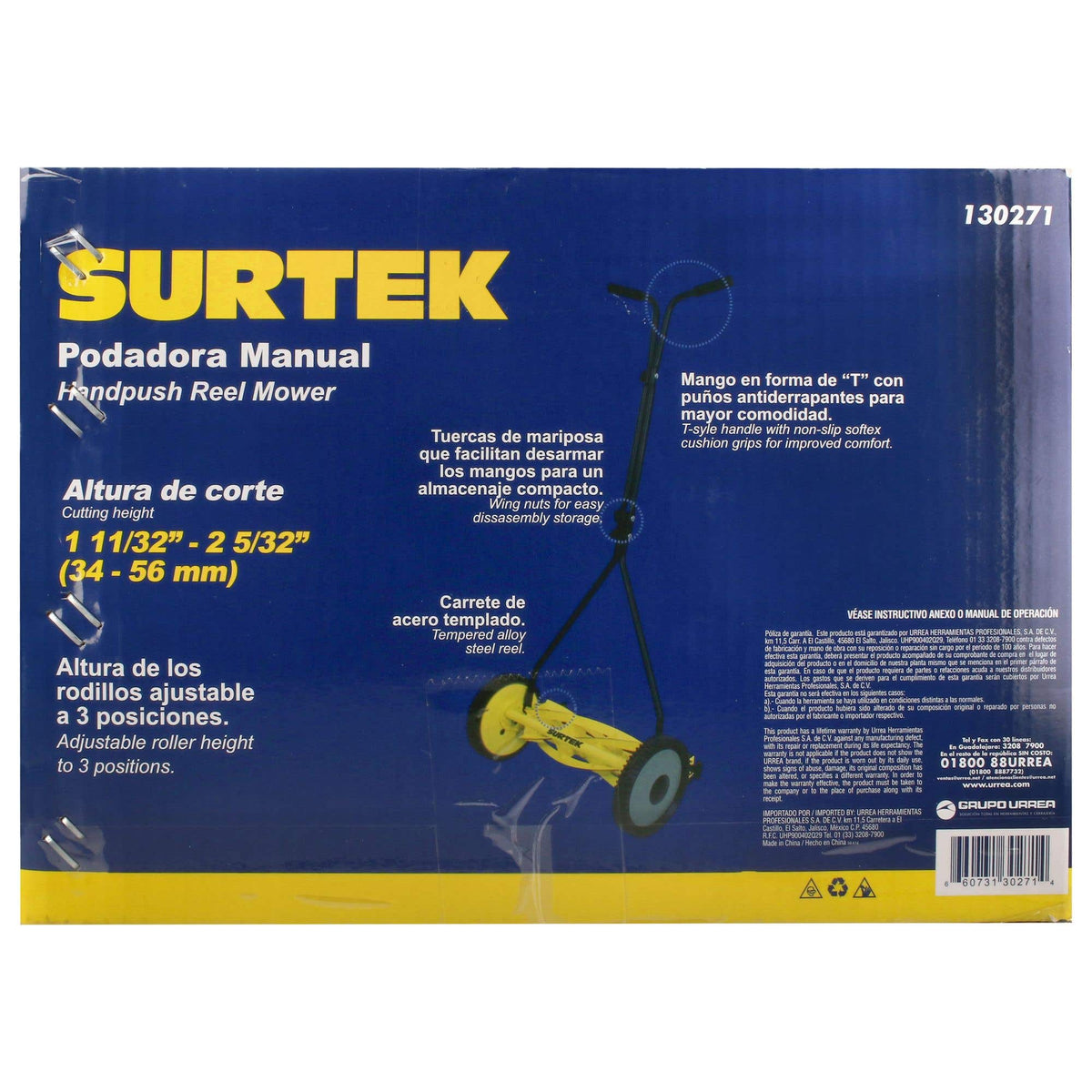 Podadora Para Pasto Manual 16, Surtek 130271