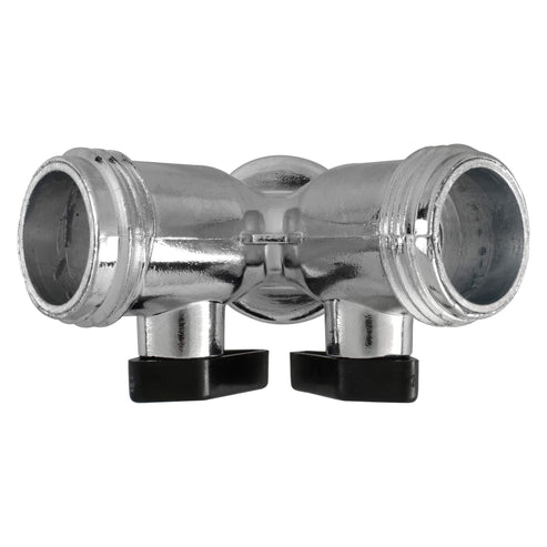 Adaptador Para Manguera De Riego En Y Cromado, 11 cm x 7 cm, Surtek 130333