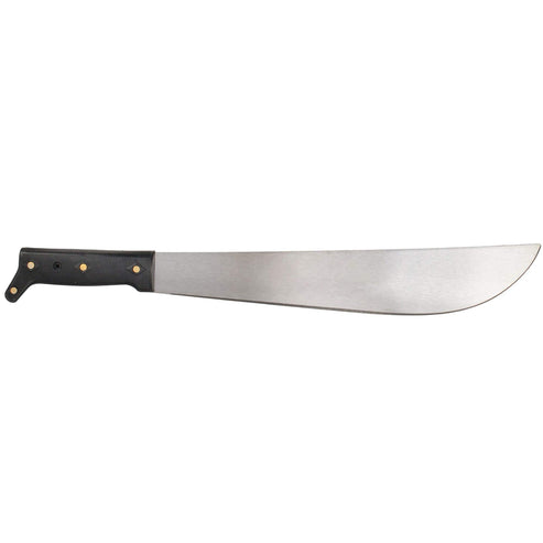 Machete Troquelado Con Mango Negro Recto 14, Surtek 130498
