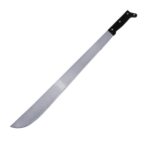 Machete Troquelado Con Mango Negro Recto 18, Surtek 130513