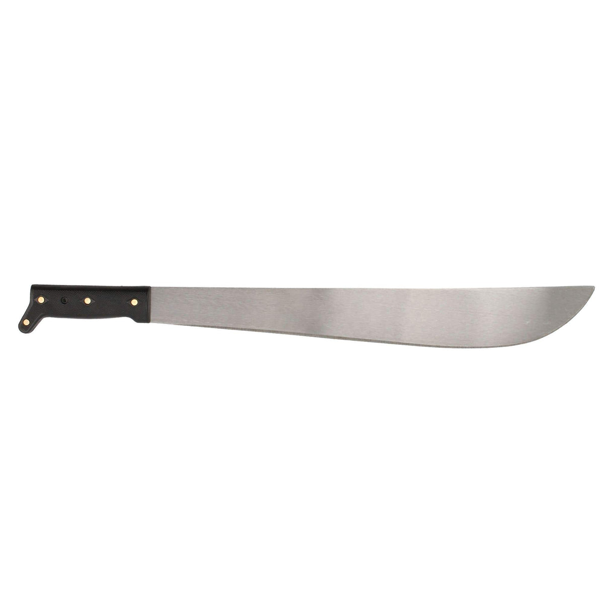 Machete Troquelado Con Mango Negro Recto 18, Surtek 130513