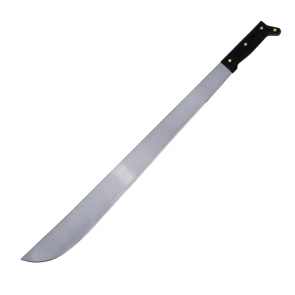 Machete Troquelado Con Mango Negro Recto 26, Surtek 130517