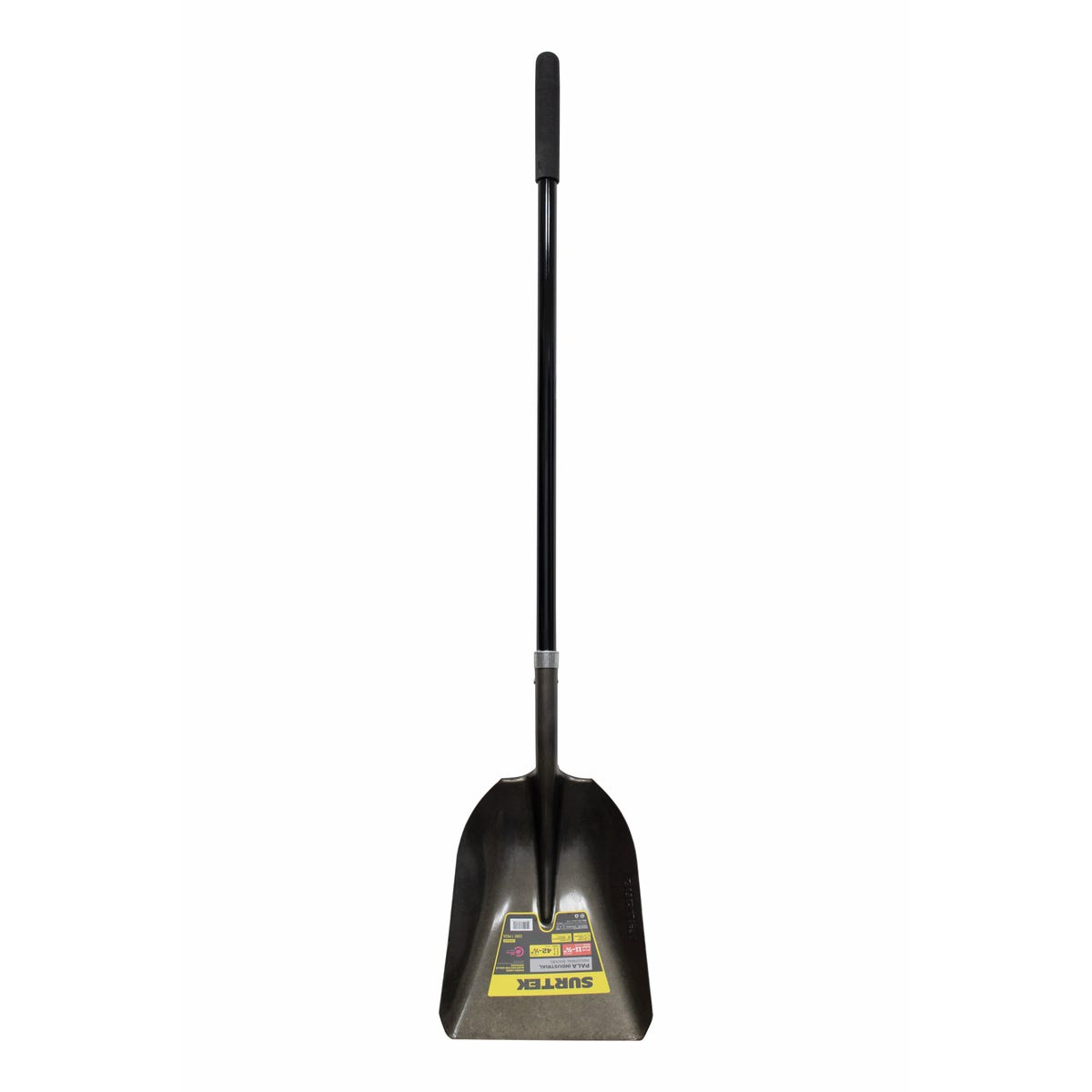 Pala Con Mango Largo De Fibra De Vidrio Con Anillo Crimpado, Carbonera, Surtek 130625