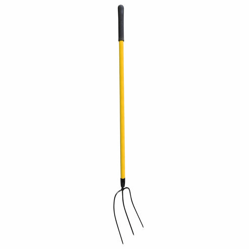Bieldo Forjado En Una Pieza Con Mango De Madera De 3 Dientes, 48, Surtek 130670