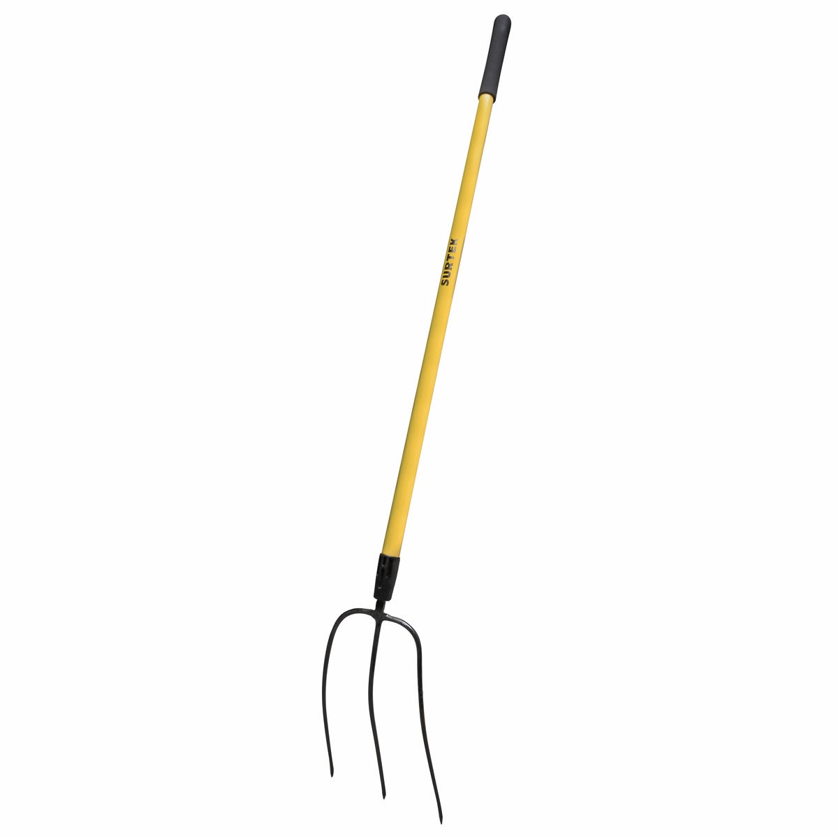 Bieldo Forjado En Una Pieza Con Mango De Madera De 3 Dientes, 48, Surtek 130670