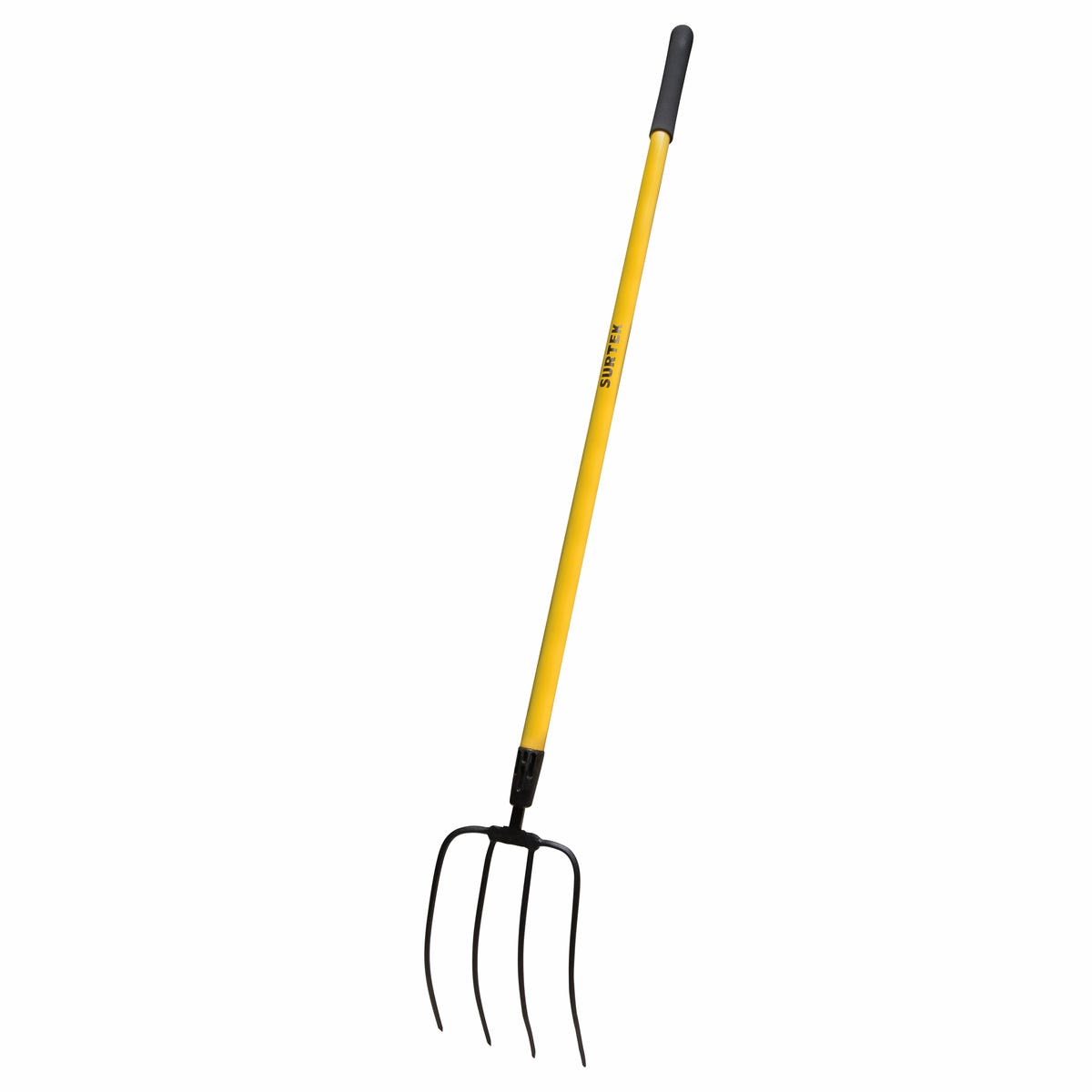 Bieldo Forjado En Una Pieza Con Mango De Madera De 4 Dientes, 48, Surtek 130672