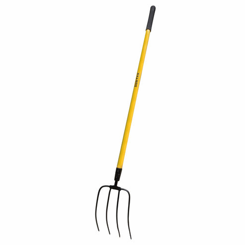 Bieldo Forjado En Una Pieza Con Mango De Madera De 4 Dientes, 48, Surtek 130672
