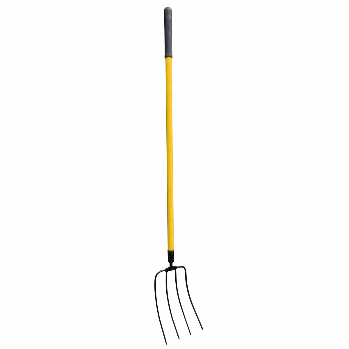 Bieldo Forjado En Una Pieza Con Mango De Madera De 4 Dientes, 48, Surtek 130672
