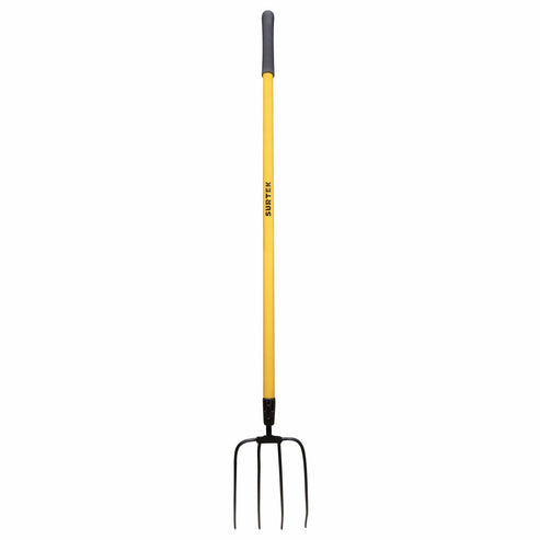 Bieldo Forjado En Una Pieza Con Mango De Madera De 4 Dientes, 48, Surtek 130672