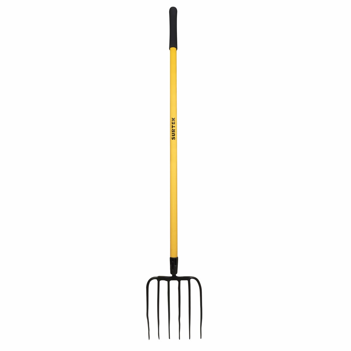 Bieldo Forjado En Una Pieza Con Mango De Madera De 6 Dientes, 48, Surtek 130676
