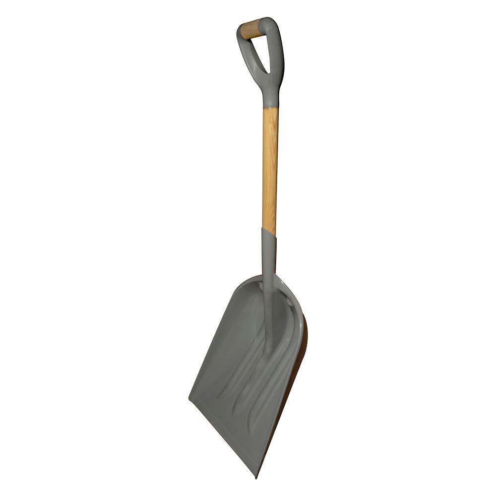 Pala Sanitaria Con Mango De Madera Con Puño Contractor Grip, Cuchara Plástica, Surtek 130688