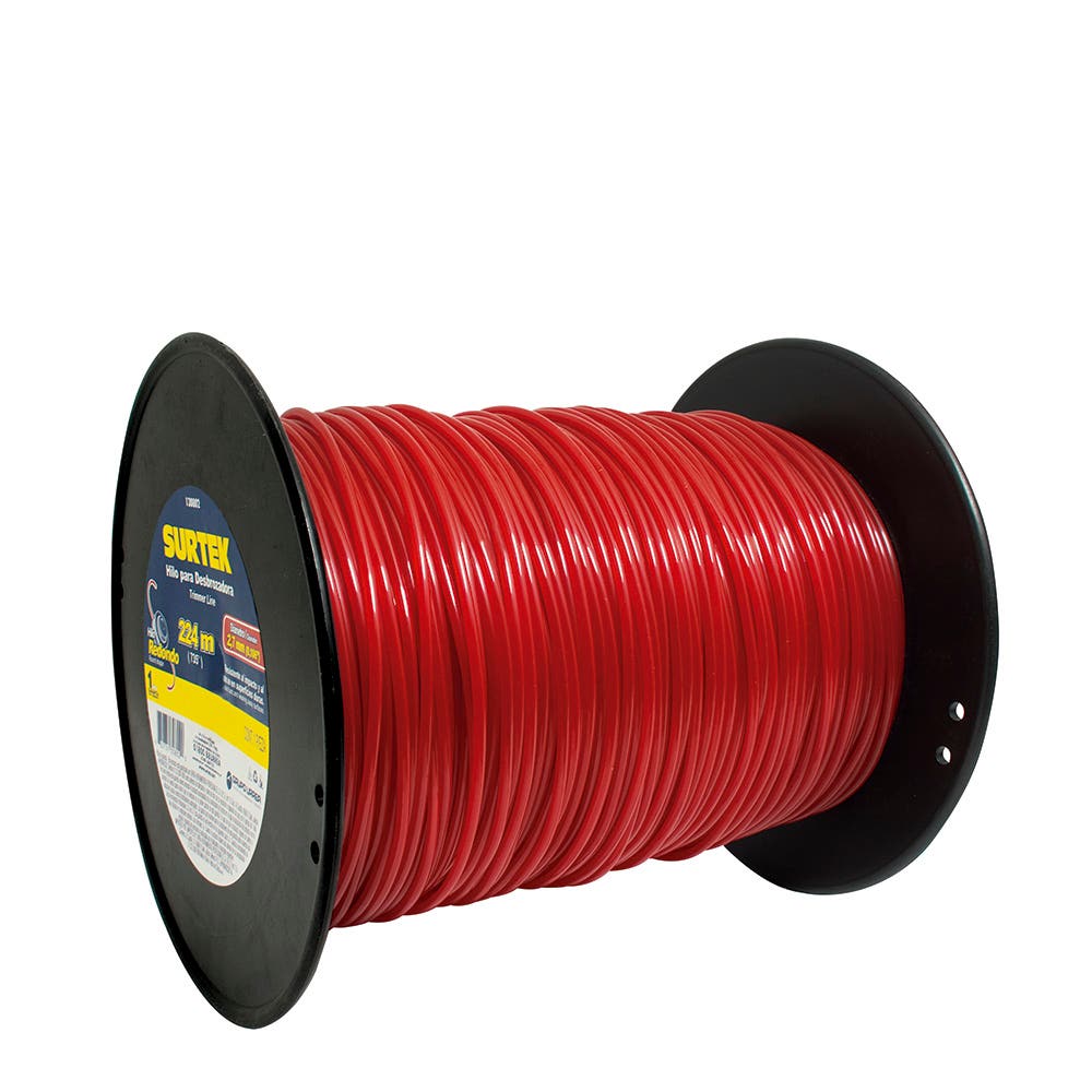 Nailon Redondo Para Desbrozadora En Carrete, 2.7 mm x 224 m, Surtek 130802