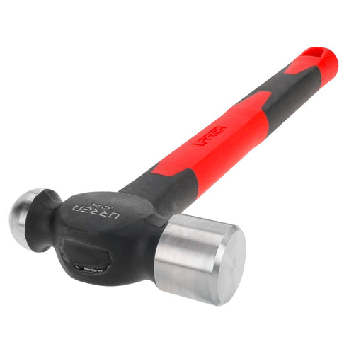 Martillo De Bola Maquinado Con Mango De Fibra De Vidrio Largo De 15", 32 oz Urrea 1332FV