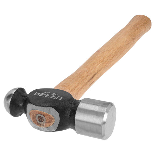 Martillo De Bola Maquinado Con Mango De Madera De 16, 32 Oz, Urrea 1332P