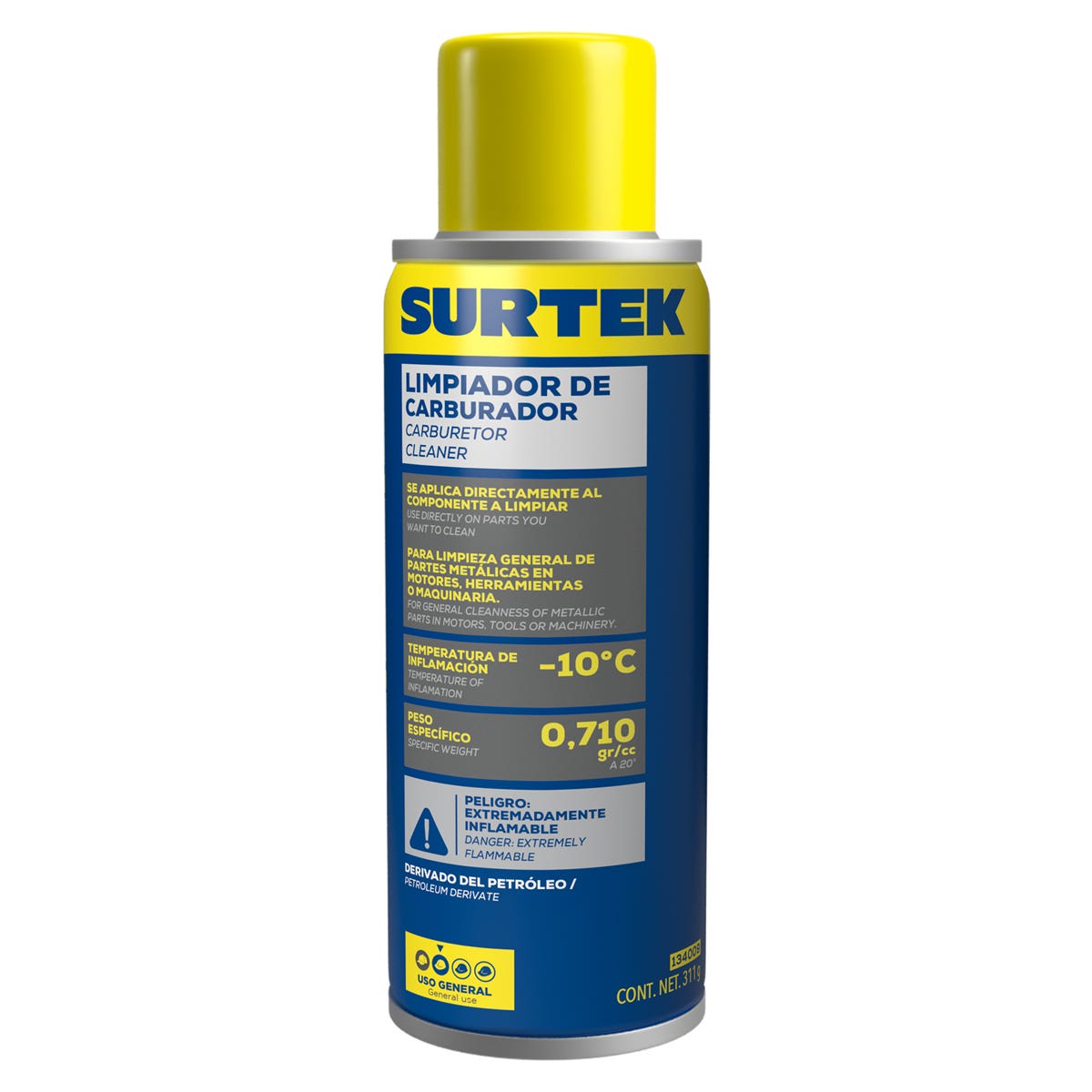 Limpiador De Carburador 311 G, Surtek 134009
