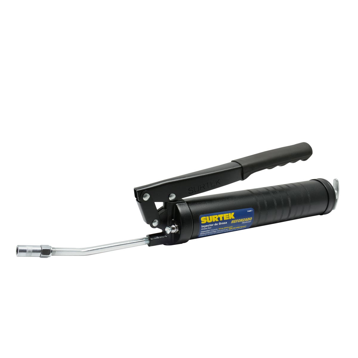 Inyector De Grasa A Dos Manos Reforzado De 400 g, 8500 PSI, Surtek 136011