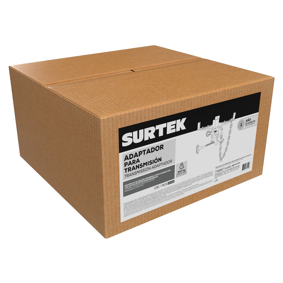 Adaptador De Gato Para Transmisión, 200 kg, Surtek 137112
