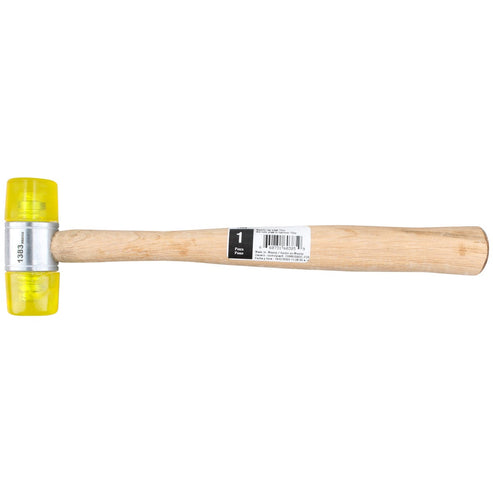 Martillo Con Tapas Plásticas Con Mango De Madera De 11-1/2, 13 Oz, Urrea 1383