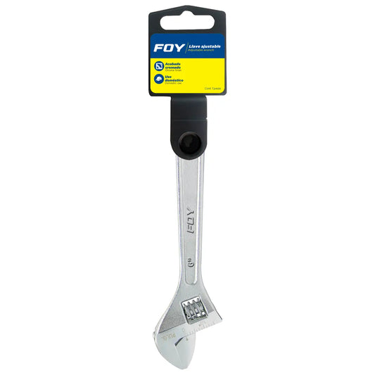Llave Ajustable Cromada 6 3/4, Foy 140406